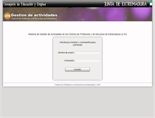 Tablet Screenshot of gescpr.educarex.es